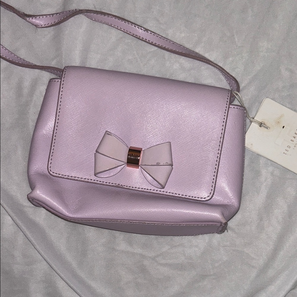 Ted Baker London Lilac Bow Crossbody Bag - Picture 2 of 4